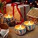 Anjou Scented Candles Gift Set, Made of 100% Natural Soy Wax, Fragrances: Very Vanilla, Christmas Wood, Fresh Wind, Use for Aromatherapy, Bath, Yoga, Perfect for Birthday, Mother's Day (3 x 2.12 oz)