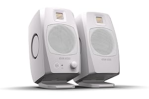 ADAM Audio D3V Active Desktop Monitoring System with USB-C Connection (Pair, White)
