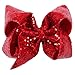 NCMAMA Sequin Ribbon Bows Set: 6-Pack Cute Hair Bows For Women & Teens & Kids| Premium Quality Handmade 7