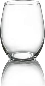 Luminarc Cachet Stemless Wine Glasses - Set Of 4, 21oz Clear Glass
