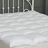 SUFUEE Mattress Topper Twin Size 2 inch Thick Down Alternative Quilted Mattress Cover Soft and Warm Mattress Pad for All Seasons