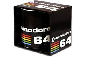 Logoshirt® Nerd I Commodore 64 I C64 Logo I Porcelain Coffee Mug 300 ml I Dishwasher & Microwave Safe I in Coloured Gift Pack