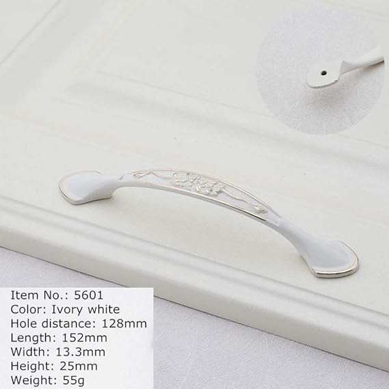 WHLJKN Griff,Weiße Griffe für Schrank Küchengriff Schrank zieht