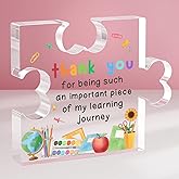 Teacher Appreciation Gifts, Teacher Gifts for Women, Teacher Christmas Gifts, Thank You for Teacher, Retirement Gifts, Graduation Gifts, Teacher Acrylic Decor