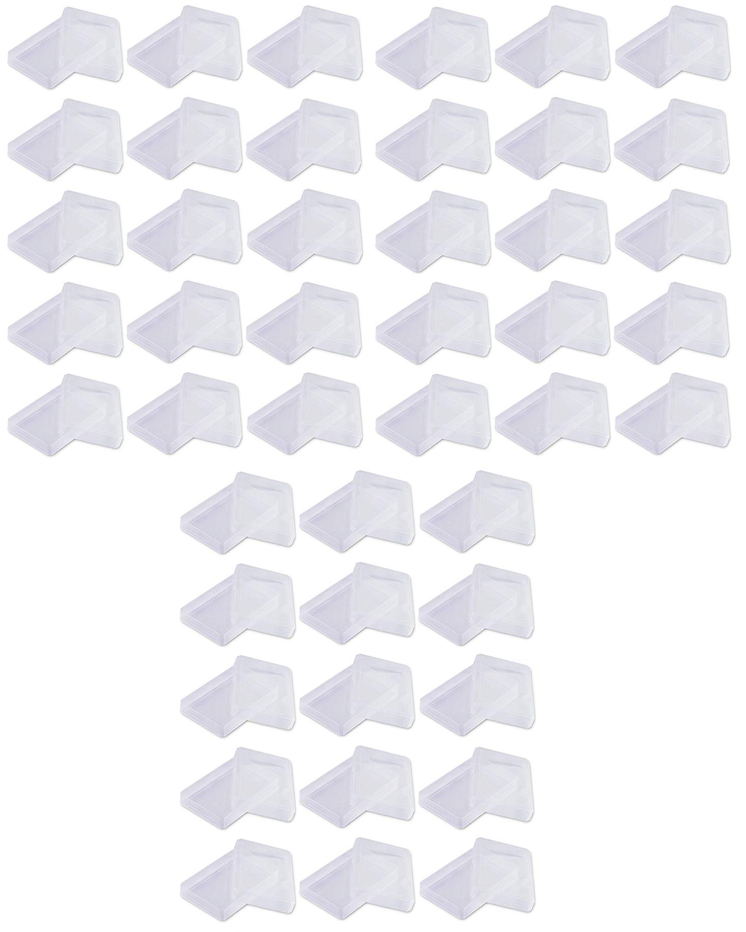 the lazy panda card company Plastic Boxes Playing Cards Organiser (Size 9.7 x 6.6 x 2.5 cm) Playing Card Case Card Boxes (Pack of 45)