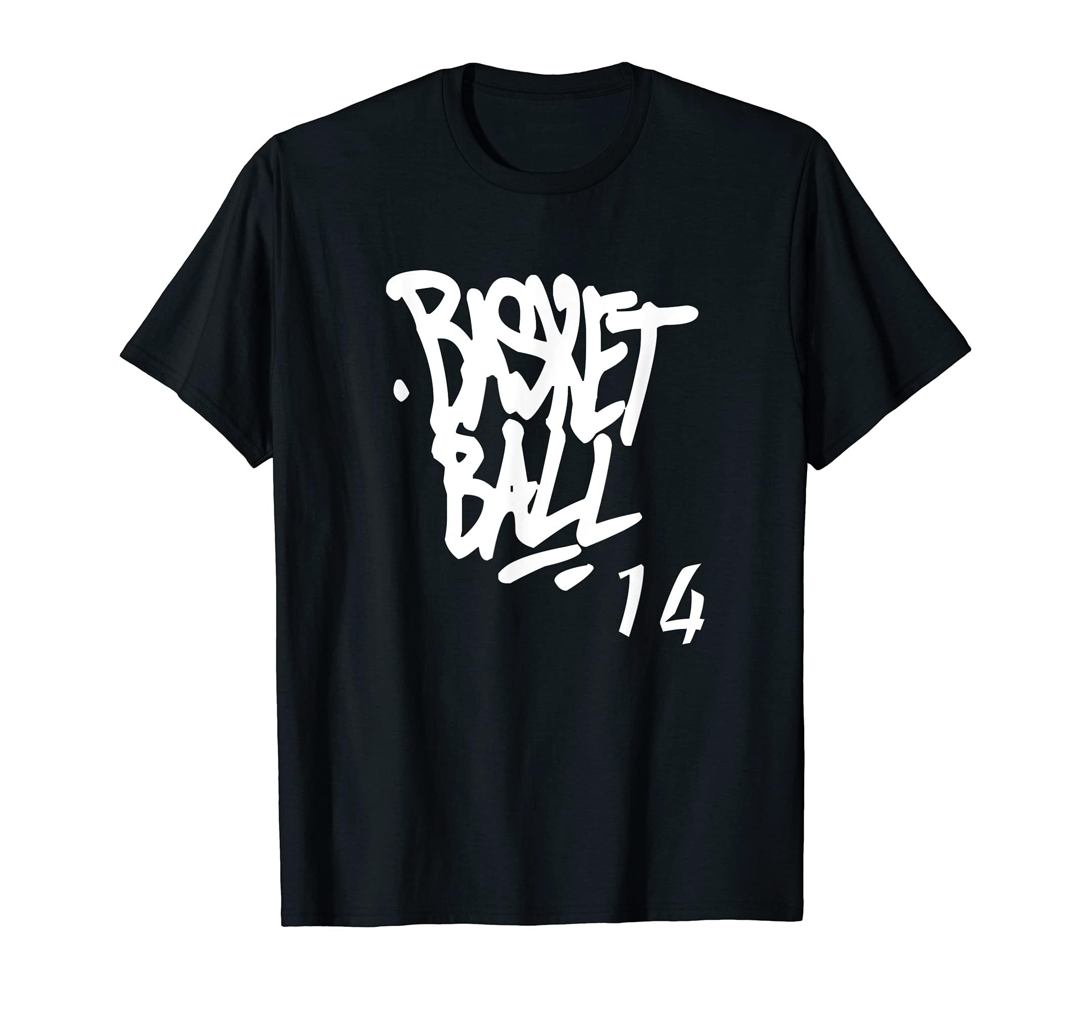 Basketball Athletic Sport Number 14 Fourteen T-Shirt