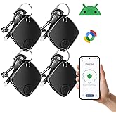 4 Pack Android Compatible Smart Tracker Tag- Tracker Tags for Android Phones, Supports Google Find My Device, 2026 New Model
