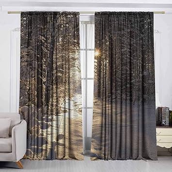 Amazon Com Andytours Outdoor Patio Curtains Winter Drapes For