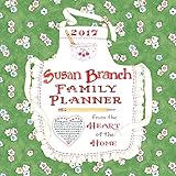 12 Month Susan Branch Family Planner Wall Calendar by
