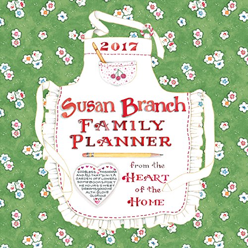 12 Month Susan Branch Family Planner Wall Calendar by