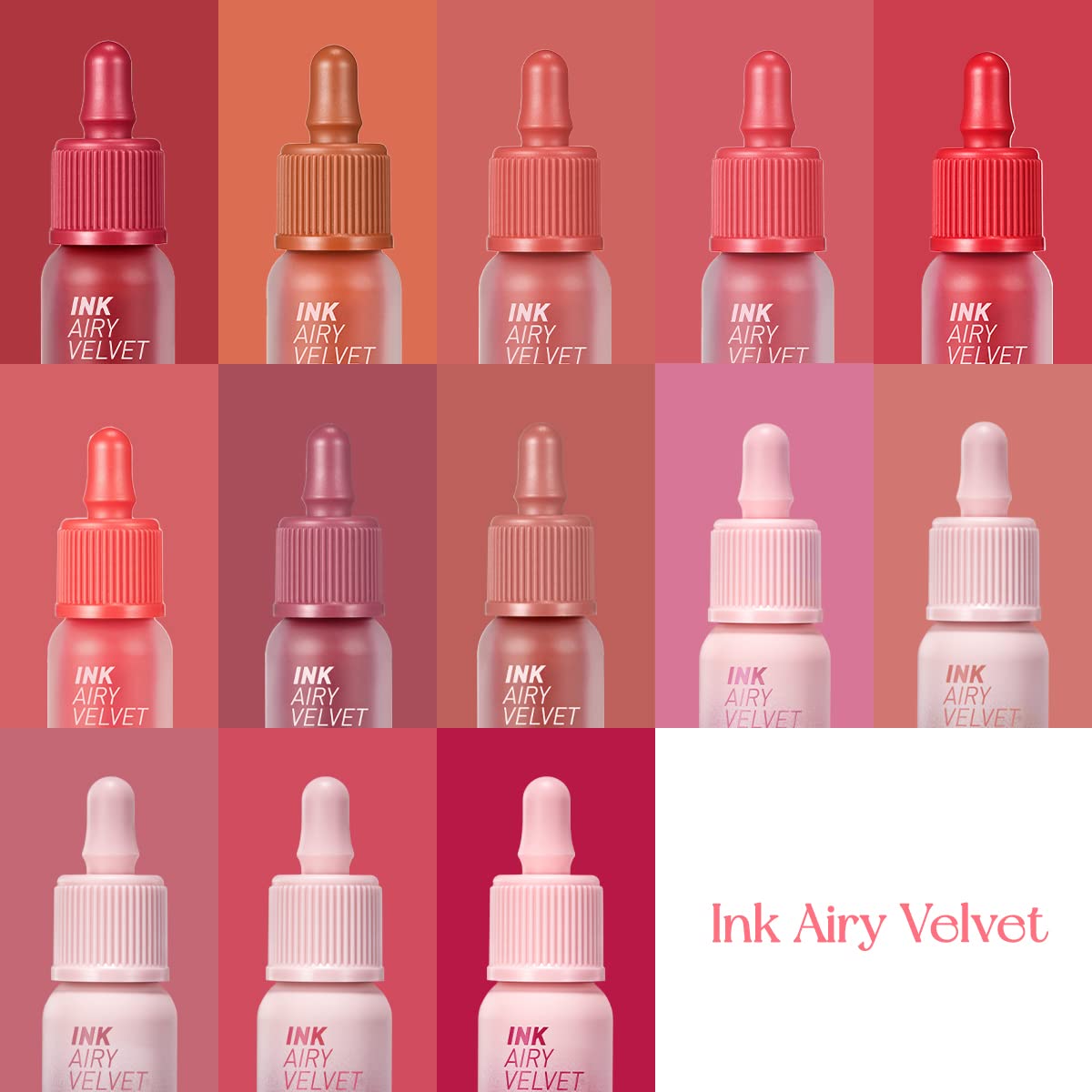 Peripera Ink Airy Velvet Lip Tint | High-Pigmentation, Lightweight, Soft, Moisturizing, Not Animal Tested (021 FLUFFY PEACH)