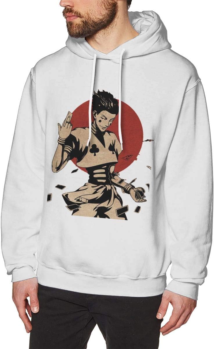 Hisoka Hoodie for Mens/Womens Classic Style Hunter X Hunter Pullover Sweatshirt Outwear Long Sleeve