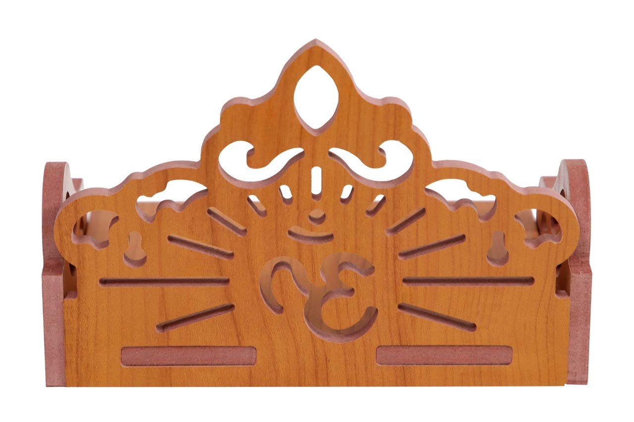 Jiyona Fab Wooden Small Temple Beautiful Plywood Mandir Pooja Room Home Decor Office Or Home Temple Amazon In Home Kitchen