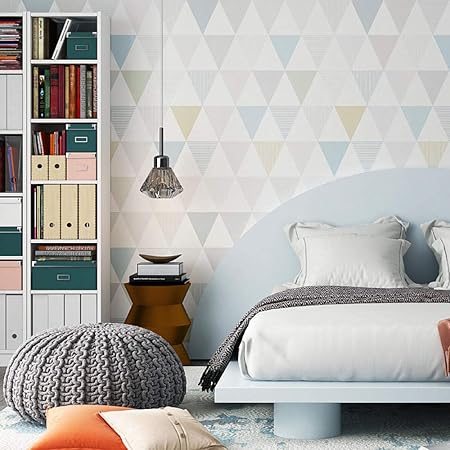 Téléchargement gratuit Images Scandinave Minimaliste Papier Peint Geometrique Non Tisse Chambre dernière salutations