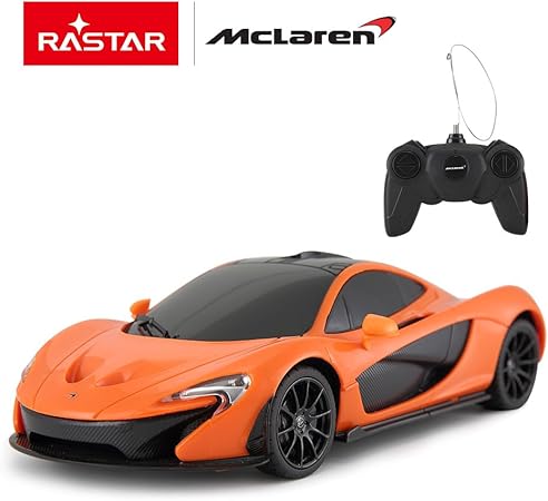 Amazon.com: Rastar RC Car | 1:24 Escala McLaren P1 Control Remoto Coche de Juguete R/C Modelo Vehículo para Niños - Naranja: manufacturer: Toys \u0026 Games