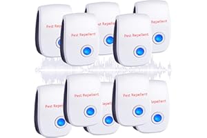 WYEWYE Ultrasonic Pest Repellent - 10 Pack, Pest Repellent Plug in,Rodent Repellent, Indoor Mouse Repellent, Electronic Ant Repellent, Insect Repellent for Mosquitoes, Ants, Mice, Squirrel, Fly, Cockroaches