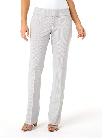 white bootcut trousers