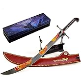 Superbuybox Game Elden Ring DLC Nightreign 12''30cm Scavenger's Curved Sword Giftbox Martial Arts Game Collection Gift Desk Decor w/Display Stand