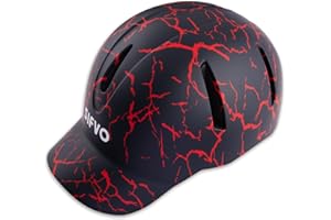 Bike Helmet SIFVO Bike Helmets for Adults Extended Visor Road Bike Helmet Scooter Helmet Adjustable and Lightweight Bicycle Helmets for Men and Women 56-61