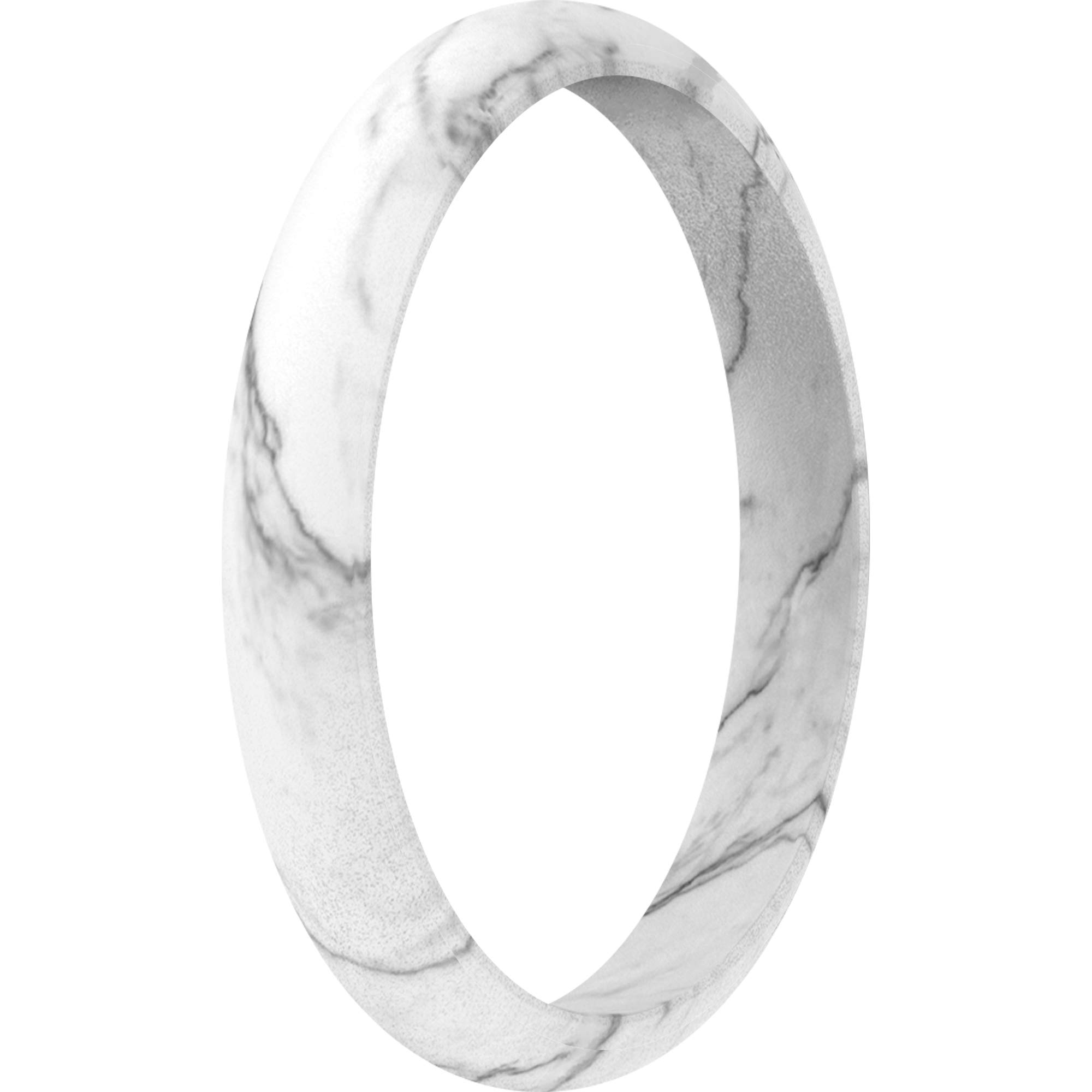 ThunderFit Stackable Silicone Wedding Rings for