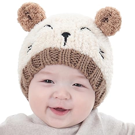 squarex Kindermütze für Kleinkinder und Jungen, Gestrickt, Weiche Mütze