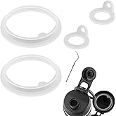 Tinoaly Gasket Replacement for TAKEYA Actives, Silicone Lid Sealing Ring Gaskets Leak-Proof O-Ring Parts Accessories Compatible with TAKEYA Actives 18/24/32/40oz Water Bottles (2 Sizes)