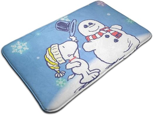 Amazon スヌーピーと雪だるま玄関マット 浴室マット バスマット 吸水 滑り止め 防カビ 手洗いｏｋ 可愛い おしゃれ 廊下 バスルーム キッチン 50 80cm 玄関マット オンライン通販