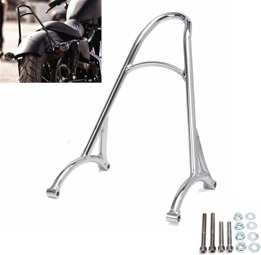 Motorcycle Silver Passenger Backrest Sissy Bar For Harley Sportster XL883 1200 48 2004-2016