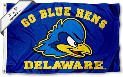 Amazon Com College Flags Banners Co Ud Blue Hens 4 X6 Flag