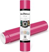 TECKWRAP Permanent Adhesive Vinyl 12x10ft Glossy Fuchsia