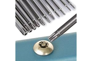 12 PCS Magnetic Torx Screwdriver Bit Set 1/4 Hex Screw Driver Bit Extension Adapter Security Head Torx Star Hex Spline Bit Se