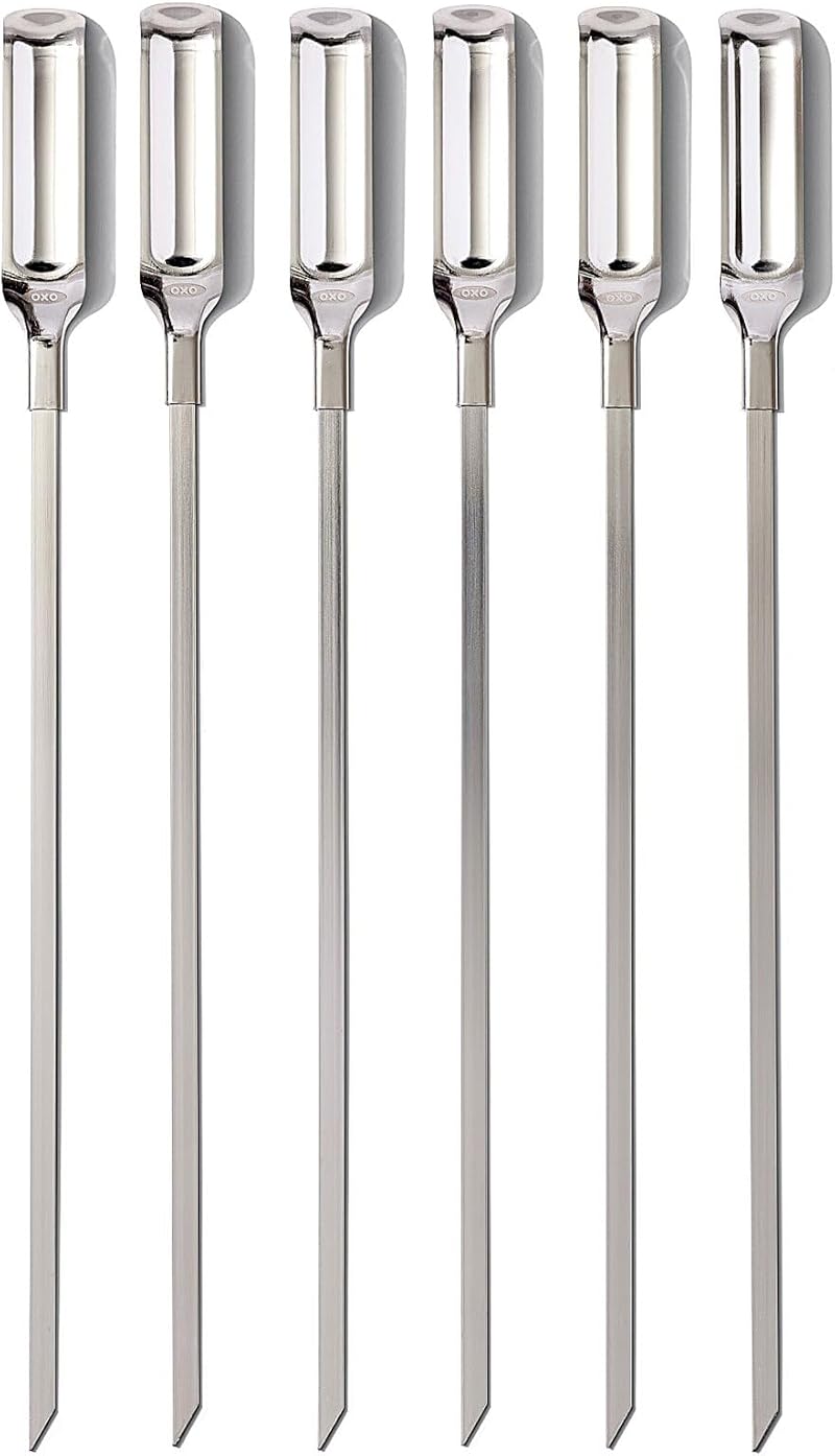 OXO Good Grips Grilling Skewers Set of 6 Stainless Steel