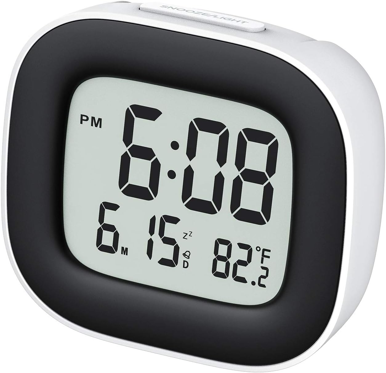 Mpow Digital Alarm Clock, Compact Travel Alarm Clock with Snooze, Backlit, Temperature, Date