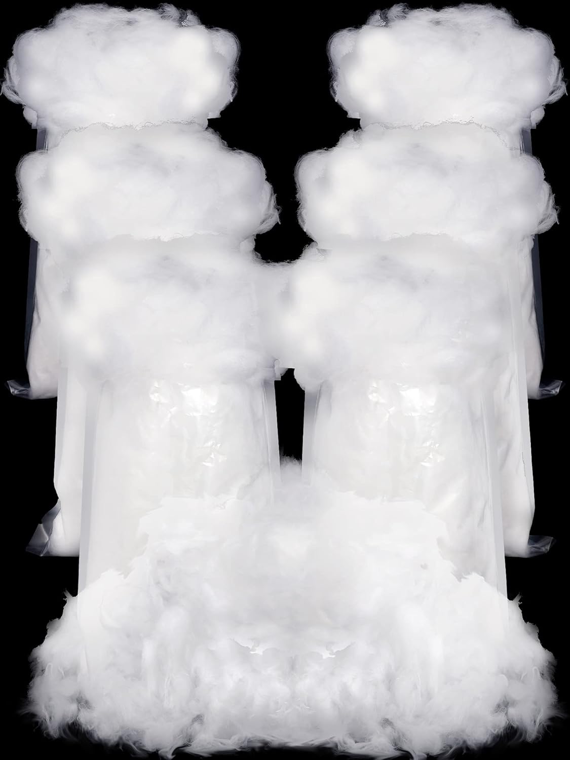 Artificial Snow - Riakrum Christmas Fake Snow Indoor Artificial Snow Fluffy Snow Blanket for Christmas Fake Snow Decor, Tree, Table, Village Display