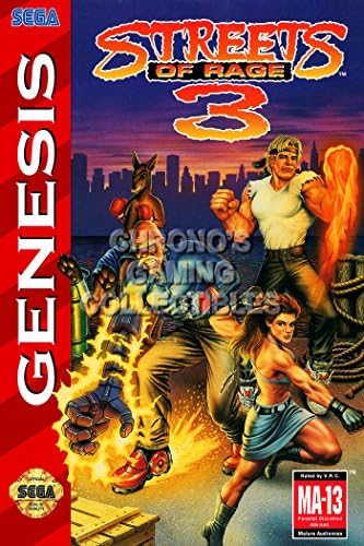 CGC Huge Poster - Streets of Rage 3 Sega Genesis - SEG017 (24" x 36" (61cm x 91.5cm))