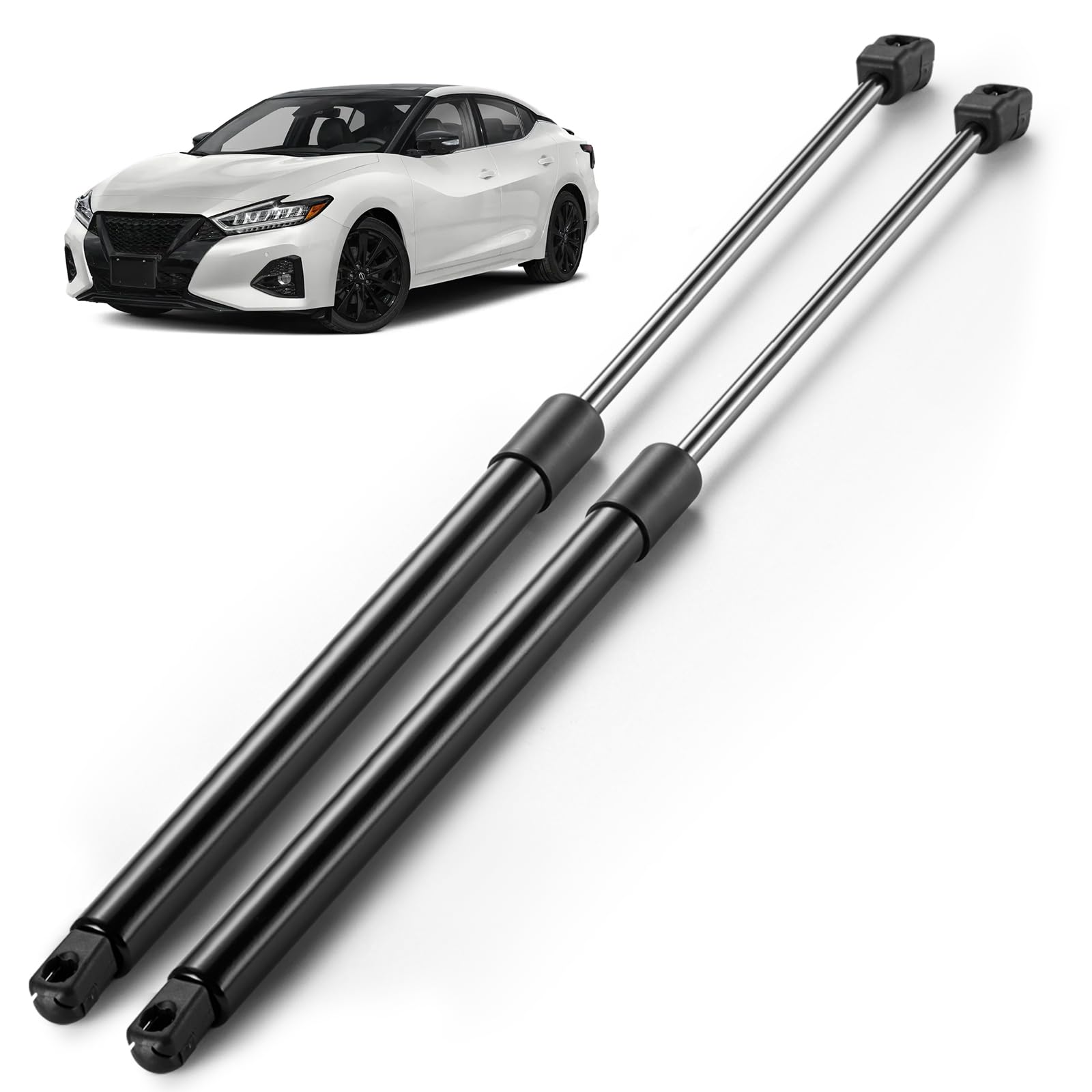 ARANA Hood Struts for Nissan Maxima 2016-2022, Front Bonnet Shocks Lift Support for Nissan Maxima Base/Exclusive/Platinum/Advance/S, Replacement OEM 654704RA0A 654714RA0A, 2 Pcs Image