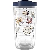Tervis Shore Search Made in USA Double Walled Insulated Tumbler Travel Cup Keeps Drinks Cold & Hot, 16oz, Classic