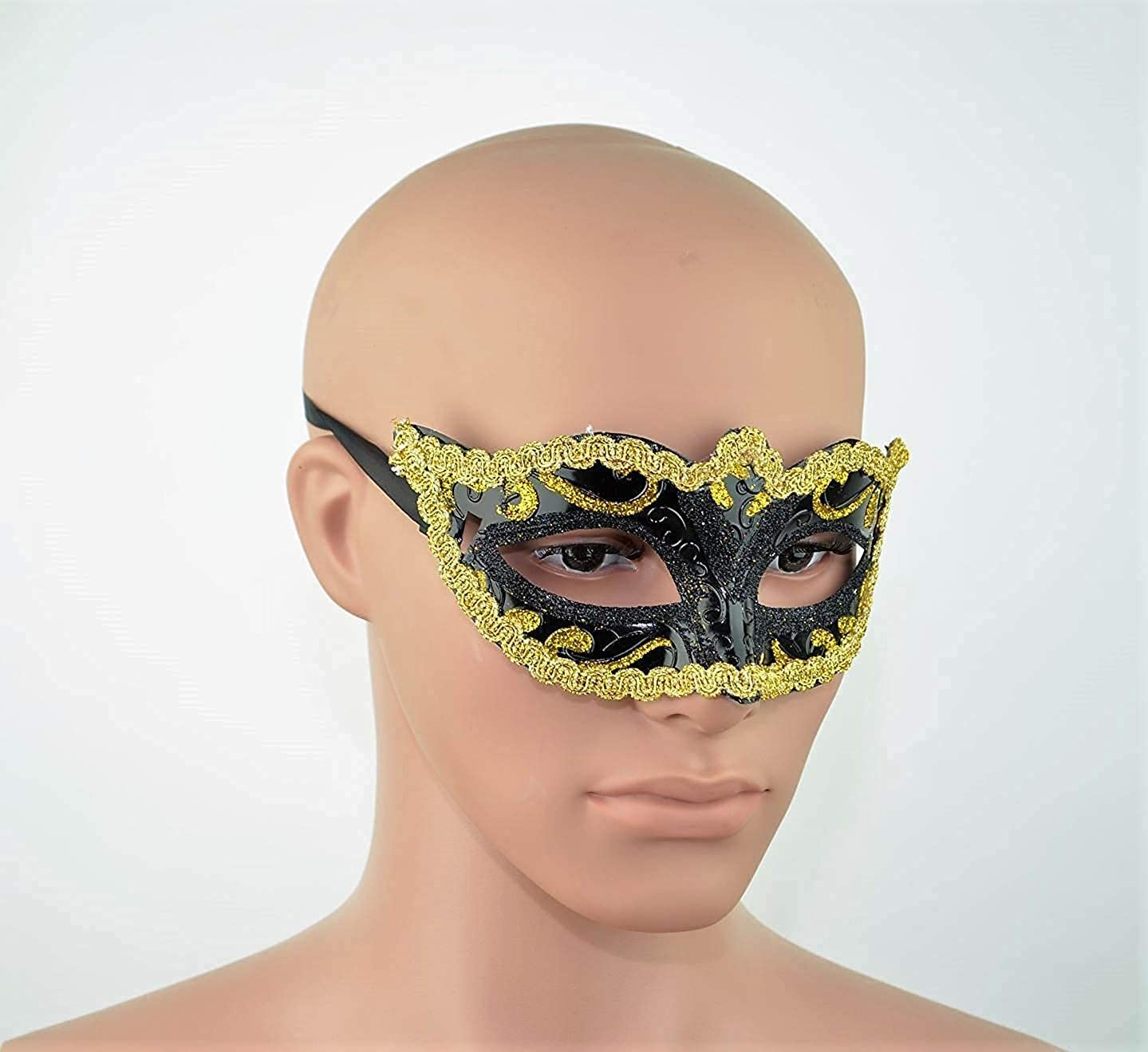 SHATCHI Venetian Masquerade Lace Mask Carnival Eye Masks Halloween Ball Party Prom Carnival For Man Ladies Fancy Dress