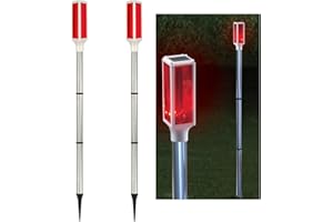 FERCAISH 2 Piece Dual Mode Solar Signal Light - Warning, Lighting and Marking Lane Marker - Detachable