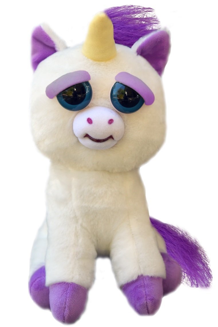 Feisty Pets Expressions, Glenda Glitterpoop, animal de peluche que saca la lengua con un apretón