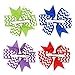 YOY Fashion Headbands Grosgrain Ribbon Chevron Printed Boutique Hair Bows Alligator Clips for Baby Girls Kids Teens Toddlers Children Pack of 20