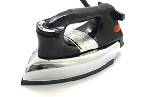 VITASUNHOW Dry Iron, No Steam No Holes, 9 Ft Cord, Non-Stick Soleplate, Overheat Safety Protection, Professional Electric Iro