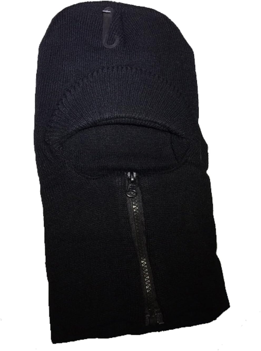 Black Ski Mask Balaclava with Visor and Zipper at Amazon Men’s Clothing