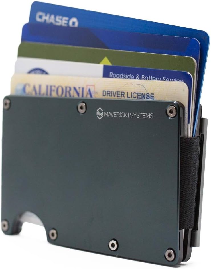 RFID-Blocking Slim Minimalist Card Holder/Travel Wallet For Credit Cards