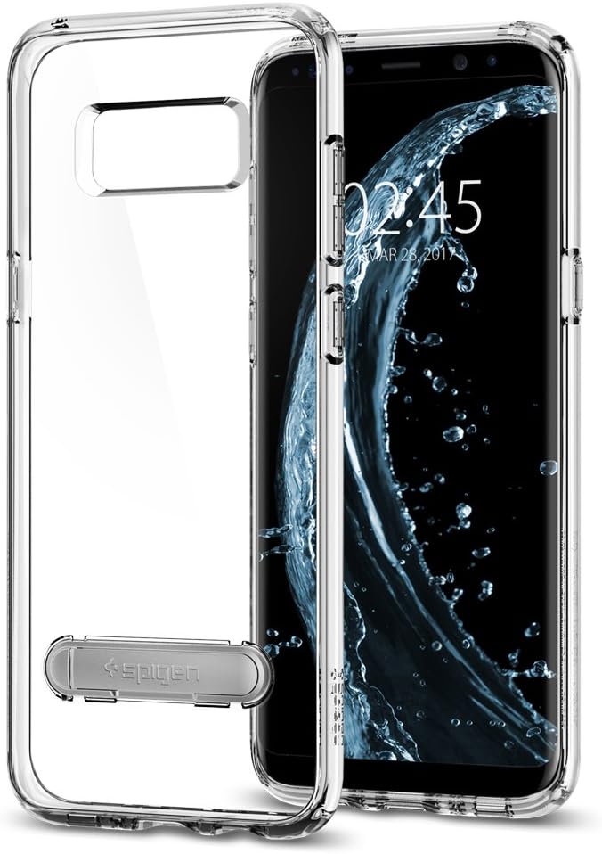 Spigen Ultra Hybrid S Compatible with/Replacement for Samsung Galaxy S8 Case (2017) - Crystal Clear