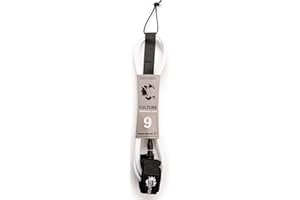 Culture Supply Surfboard Surf Leash (6 Sizes - 5 Colors): 6ft Comp | 6 ft Reg | 7ft | 8ft | 9ft | 10ft