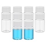 PATIKIL 10 Pcs 20ml Reagent Bottles, PET Wide Mouth