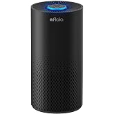 Afloia Air Purifier for Home Bedroom Large Room up to 1500 Sq Ft | Upgraded HEPA 4-Stage Filtration, Washable Pre-Filter, 22dB Sleep Mode, 7 Color Light, 2/4/8/16H Timer, Kilo Black