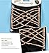 LOVEF 2pcs Fashion Magic Beaded Elasticity Double Hair Comb Clip Stretchy Women Hair Accessories
