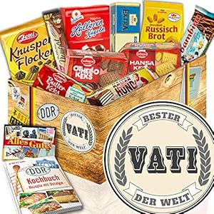 Geschenke aus Keksen / DDR Box / Bester Vati der Welt / Geschenke für Vater